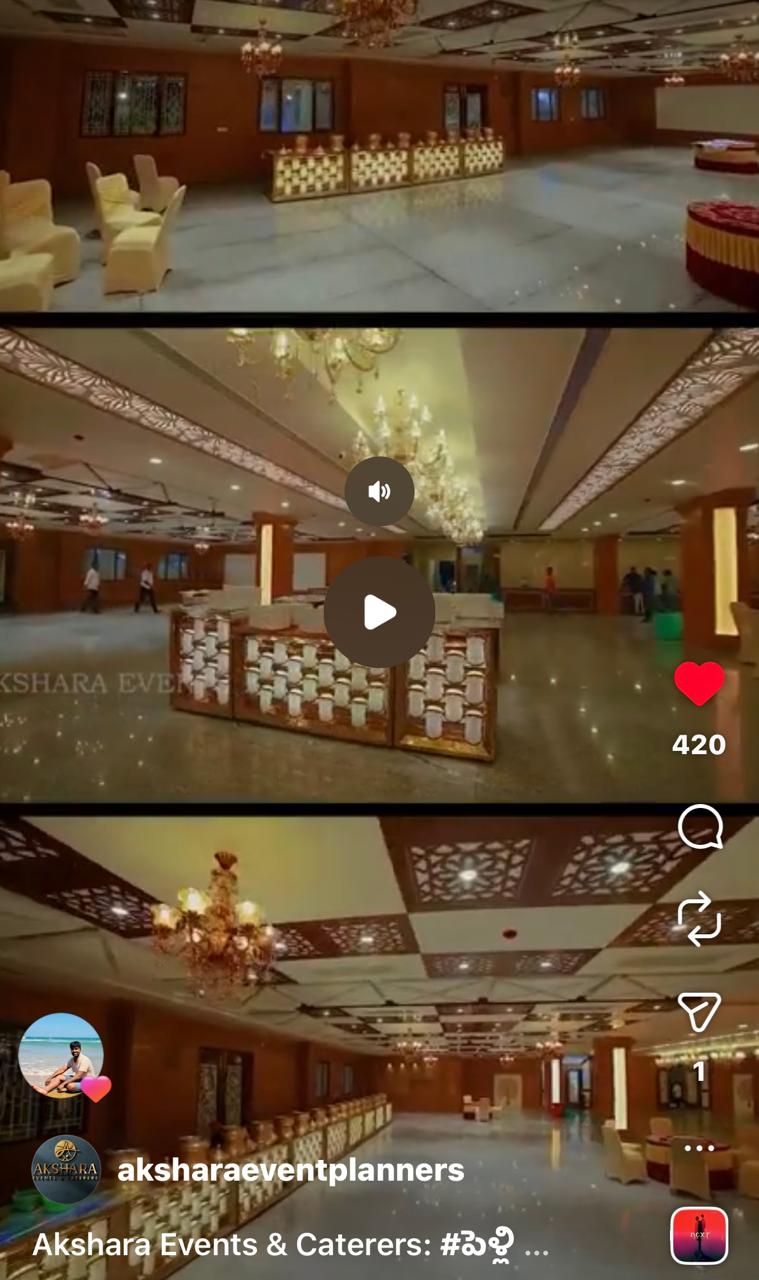 Reel 3 - Venue setup